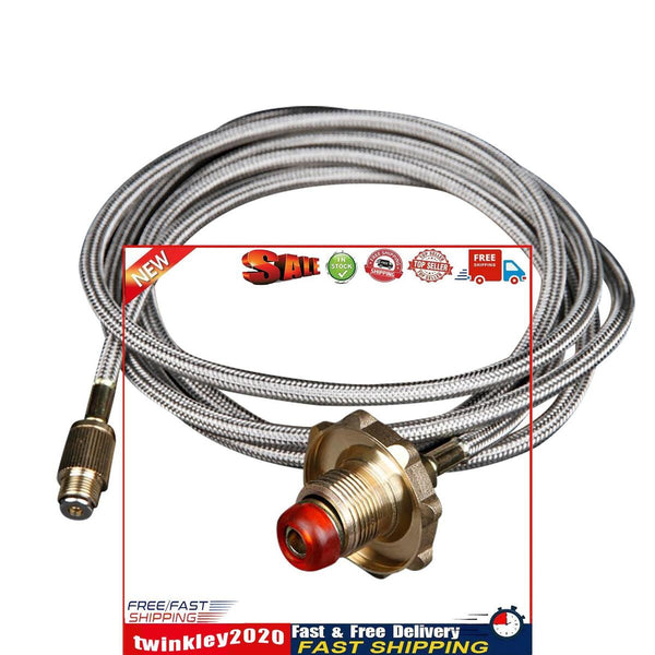 Flat Gas Cylinder Coupler LPG Flat Can Connector Camping Gas Stove Adapter Newly