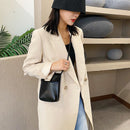 Women Mobile Phone Bag Simple PU Leather Small Wallet Messenger Shoulder Handbag