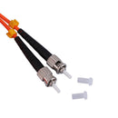 ST-ST Duplex 62.5/125 Multimode Fiber Optic Patch Cable Cord Jumper Orange