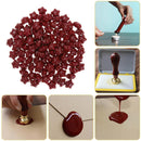 100pcs Five-Pointed Star Stamp Paint Wax Envelope Card Sealing Wax(Dark Red