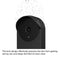 Doorbell Silicone Cover Case Doorbell Accessories for Google Nest (Black)
