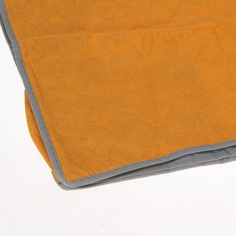 Large Storage Bag Box for Clothes Quilt Duvet Laundry Pillows(Orange)