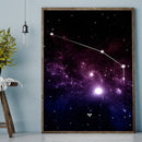 Full Round Drill Diamond Painting 12 Constellation Rhinestone Draw (A3708) Newly