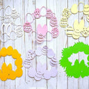 Happy Easter Bunny Garland Home Outdoor Garden Door Decoration A5Z0 L1X2