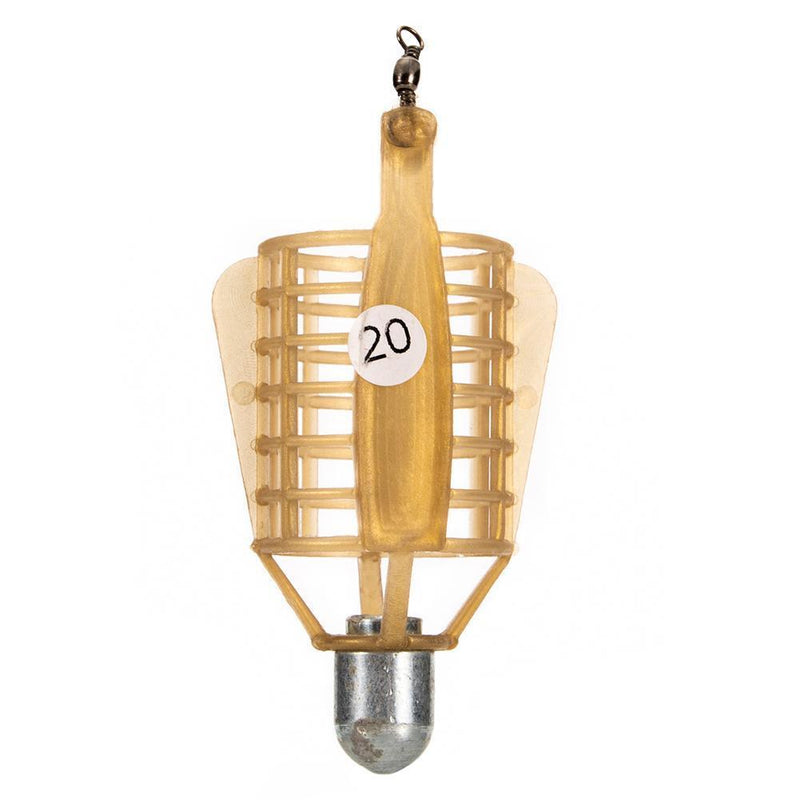Fishing Feeder Bait Cage Load Iron Head Fishing Trap Basket Holder (50g)