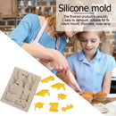 7-Cavity College Hat Cake Mold Silicone Chocolate Mould Pastry DIY Baking Tray