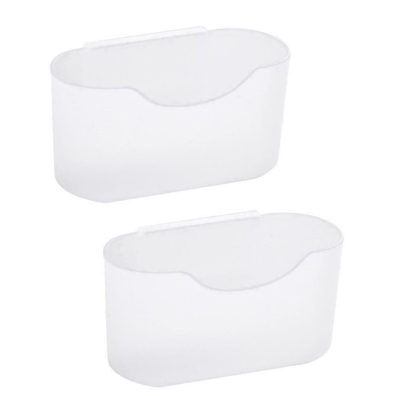2Pcs Kitchen Cabinet Counter Shelf Stackable Refrigerator Rack Organizer H5Q7