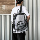 Preppy Style Women Multi Layers Rucksack Casual Clear Large Capacity Backpacks