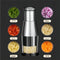 Dicer Mixer Food Chopper Slicer Peeler Tools Handheld Crusher Garlic Press