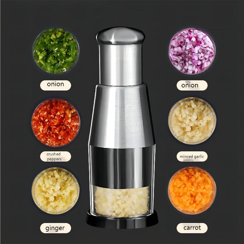 Dicer Mixer Food Chopper Slicer Peeler Tools Handheld Crusher Garlic Press