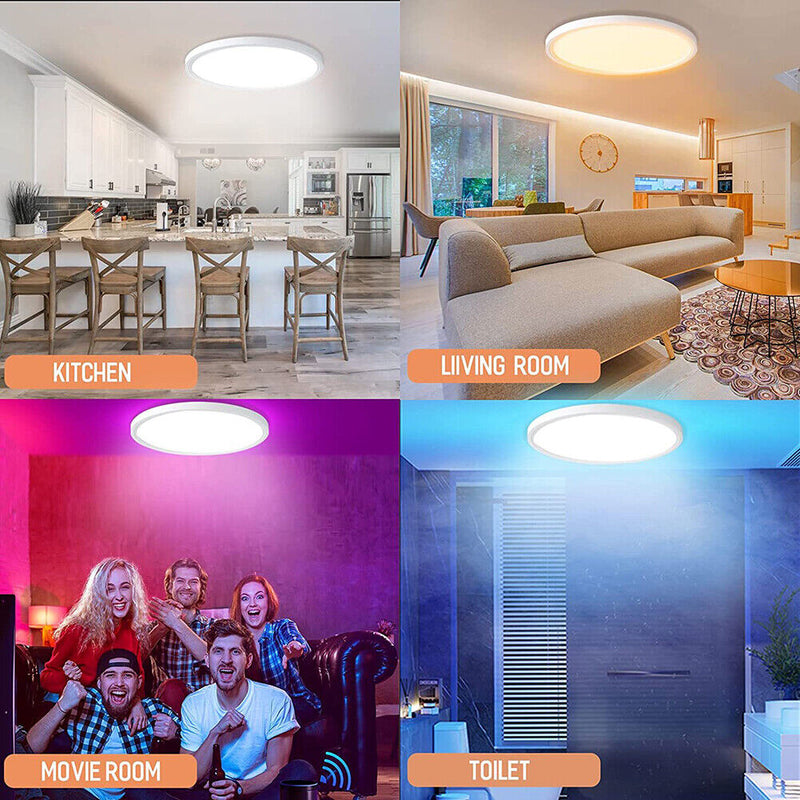 Modern Ceiling Lights PC Ceiling Lamp for Bedroom Study Kitchen Balcony Fixtures