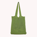 Women Hollow Knitted Shoulder Bag Simple Crochet Tote Designer Shopper Handbags