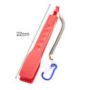 Plastic Fishing Pliers Gripper Body Grip Grabber Fishing Clip Clamp (Red) Newly
