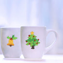 6pcs Christmas Cute Stickers Santa Claus Animal DIY Round Diamond Painting Kit