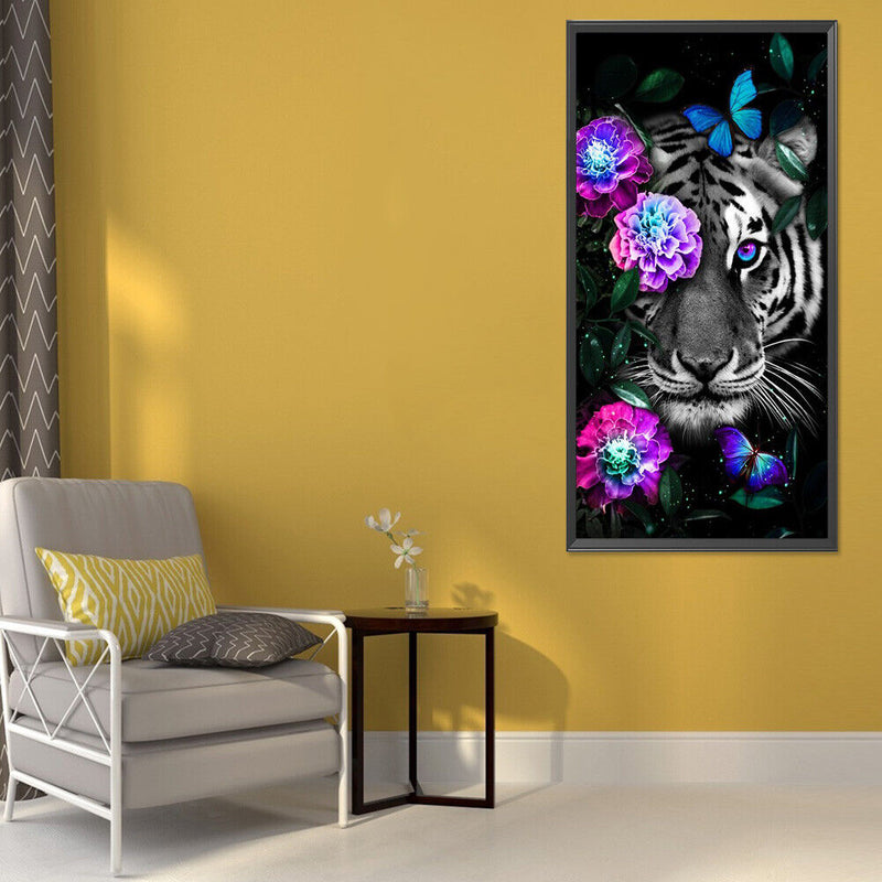 5D Diamond Painting Animal Full Round Drill DIY Wall Art Picture Decoration Gift