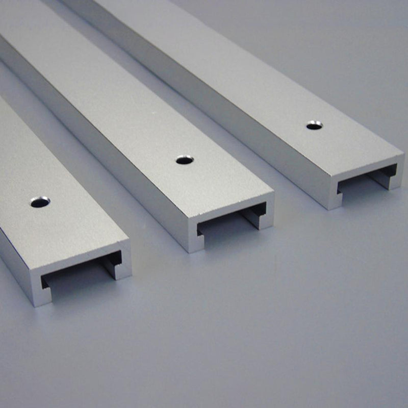 Woodworking Aluminum Slot Miter Track Jig Fixture for Router (White 400mm) Newly