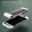 For NS OLED Transparent Glitter Protector Game Console Anti-Scratch Crystal