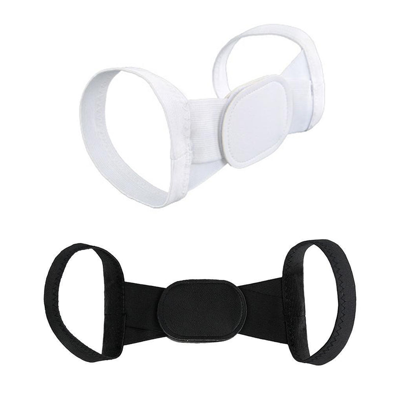 Adjustable Clavicle Posture Corrector Back Brace Lumbar Support (Black)