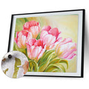 Tulip/Sunflower Oil Paint By Numbers DIY Canvas Wall Picture Craft Home Decor