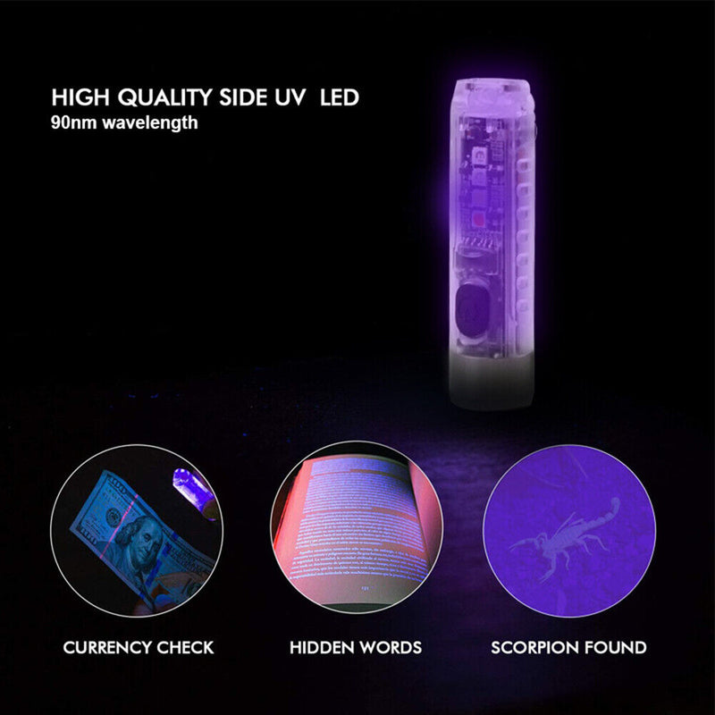 Ultralight Small LED Flashlight IP65 Waterproof Portable Light for Emergenc