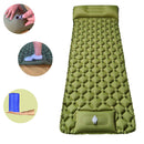 Outdoor Sleeping Pad Camping Inflatable Mattress Air Cushion (Army Green)