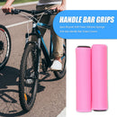 2pcs Bicycle Soft Foam Silicone Sponge Anti-slip Handle Bar Grips (Pink) Newly