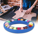 DIY Portable Bobbin Holder Silicone Round Needles Saver Sewing Tool (Blue) Newly