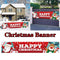 Frohe Weihnachten Outdoor Banner hängende Zeichen Home Xmas Dekoration Ornament.