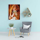 Diamond Painting DIY Little Girl Full Round Diamond Mosaic Art