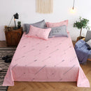 4pcs Cotton Simple Printing Duvet Quilt Cover Bed Sheet Pillowcase Set Beddin