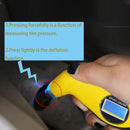 Gauge Electronic Tire Pressure Pneumatic Tester Monitor System Lcd Barometer