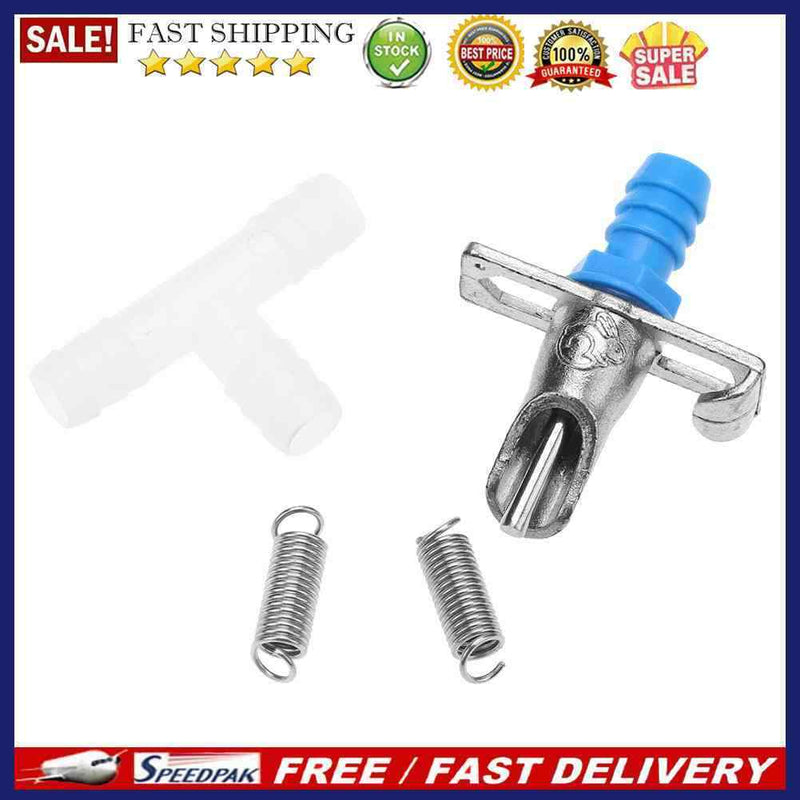 10Sets Automatic Nipple Water Feeder+T Tubing+Spring Rabbit Drinker Waterer