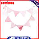 12 Flags 3.2m Nice Cotton Fabric Banner Personality Wedding Garland F