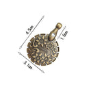 Yarn Thread Cutter DIY Sewing Pendant Metal Thread Breaker (Green Ancient)