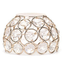 European Candlestick Wrought Iron Candle Holder  Hollow Crystal Crafts (A)