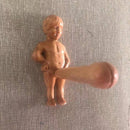 Creative Toilet Paper Roll Holder Statue Funny Wood Boy Shape Tissue Towel Stand