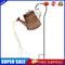 LED Solar Watering Can Lamp Garden Art Metal Iron Kettle Light (C Hook Up)