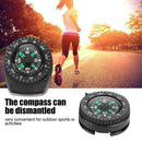 Mini Watch Strap Button Compass Survival Outdoor Hiking Camping Accessories X3X6