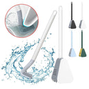 Golf Toilet Brush - Wall Mounted Toilet Brush with Long Handle (2 White)