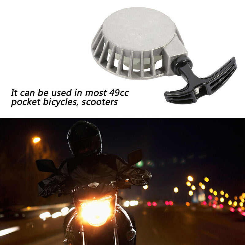 Recoil Starter Aluminum Pull Start Assembly for 49cc Pocket Quad Bike Minim
