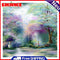Full Round Diamond Painting Kit DIY 5D Mosaic Park Landscape Rhinestone Drawing
