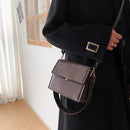 Women Zipper Solid Color Crossbody Bag Female PU Leather Small Designer Clutch