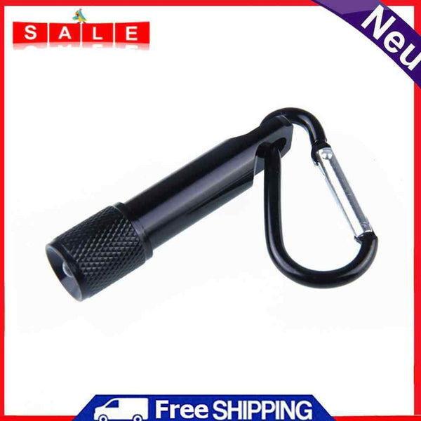 Portable Mini LED Keychain Flashlight with Buckle, Super Bright Lamp