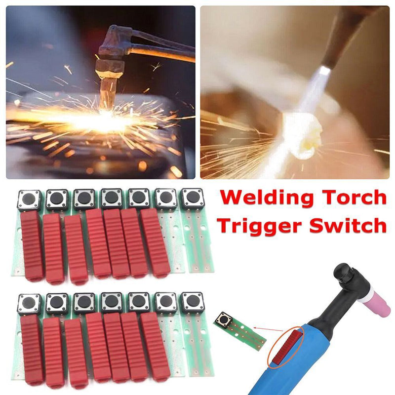 Argon Arc TIG Trigger Switch Welding Torch Electronic Switch Chip Blue Handle