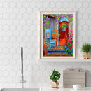 11CT Full Cross Stitch Landscape DIY Printed Wall Art Home Decoration Craft