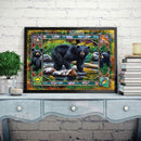 Black Bear DIY Diamond Painting Kits Full Round Drill Home Wall Decor Art Craft