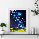 Butterfly Oil Paint By Numbers Canvas Set Drawing DIY Coloring Picture for Kids