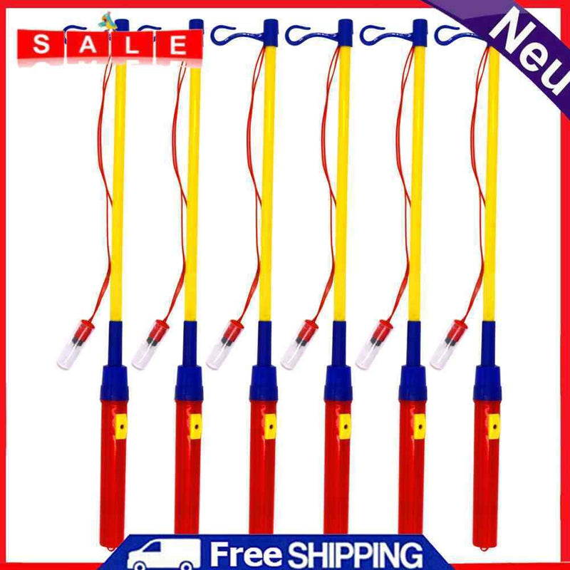 6pcs Portable LED Lantern Lighting Outdoor Hanger Hook Light Pole Stick Lamp