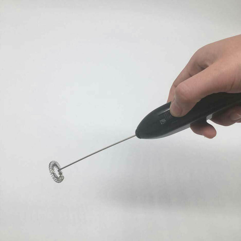 Frother Electric Milk Mixer Drink Foamer Coffee Egg Whisk Latte J2W1