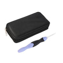 9 in 1 USB Light Up Crochet Hooks Knitting Needles LED Sewing Kit (Black) Newly